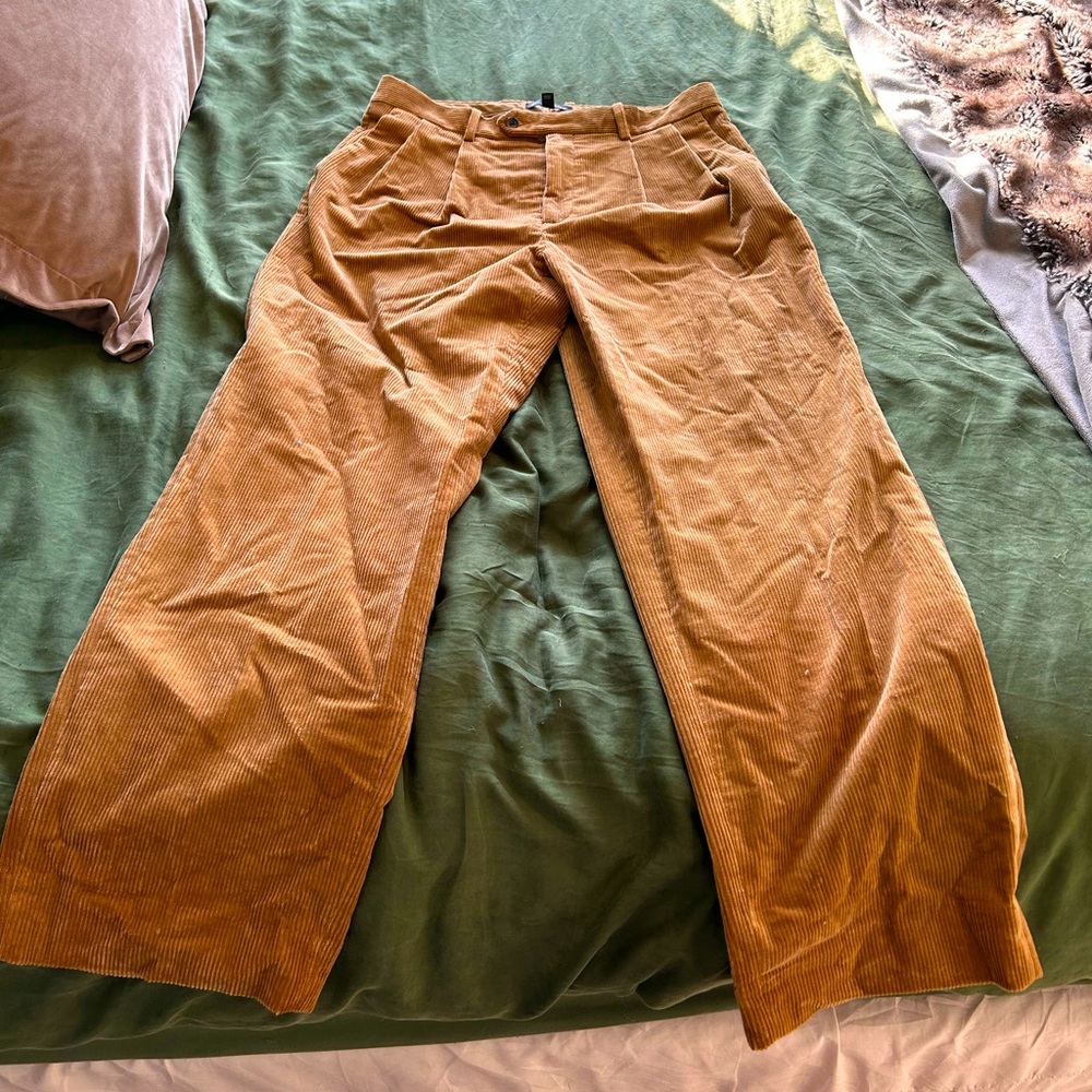 Banana Republic Pleated Corduroy Pant